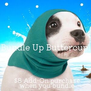 $8 Add-On 🆕Calming Teal Dog Ear Protector for Medium Dogs
